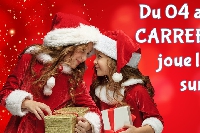 Du 04 au 08 Décembre, entrez dans le chalet du Père Noël Carrefour Charleville !