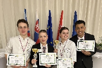 Médailles d’argent, en cuisine et en salle, pour 4 élèves du lycée de Bazeilles au Gastrofestival de Nitra