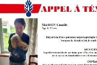 Camille Masson, disparu depuis le 5 décembre dernier, retrouvé sain et sauf