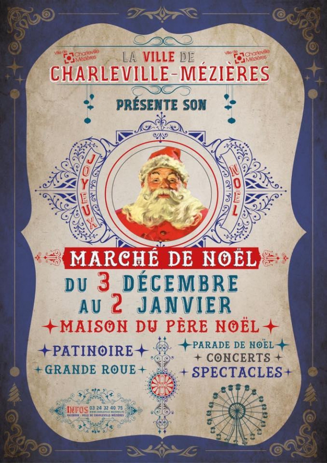 De nombreuses animations pour le marché de Noël de Charleville !