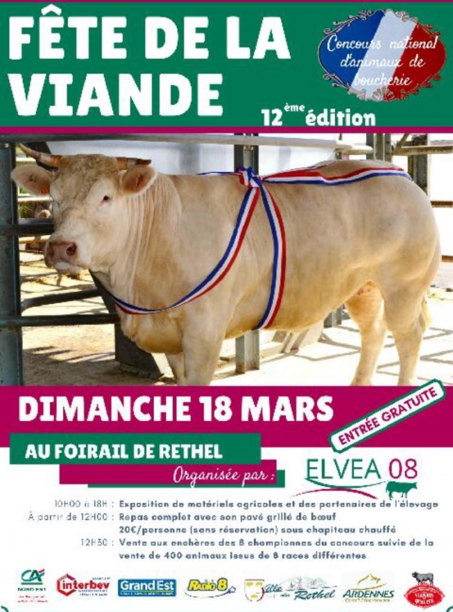 12e Fête de la viande au Foirail de Rethel, l'occasion de faire des affaires pour les éleveurs ! 