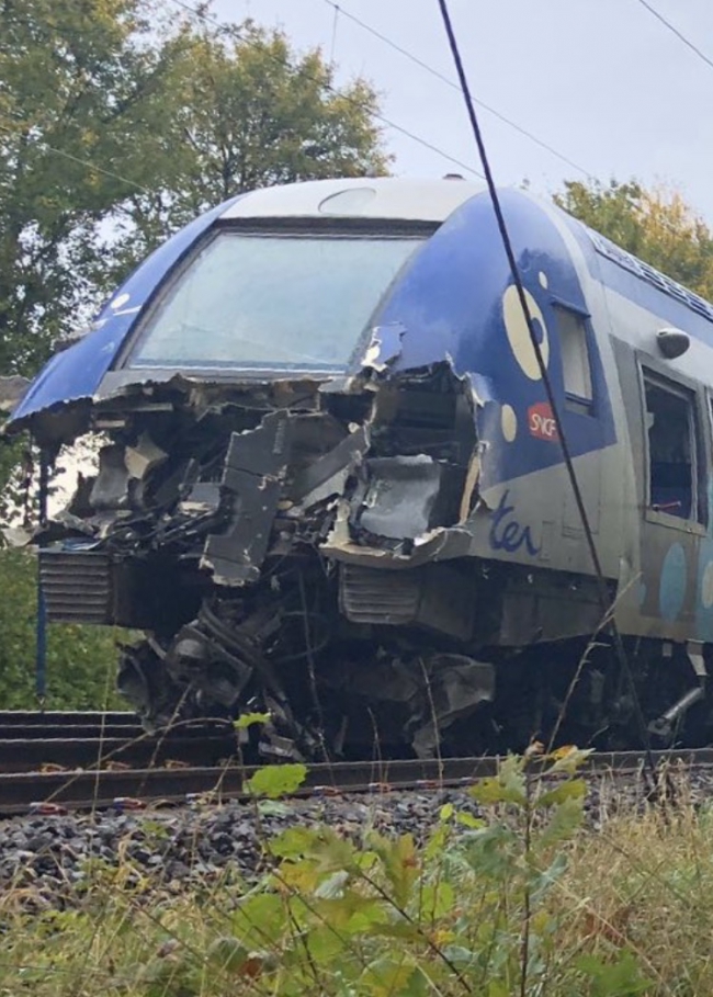 Accident de train à St Pierre-sur-Vence, les agents SNCF exercent leur droit de retrait.  
