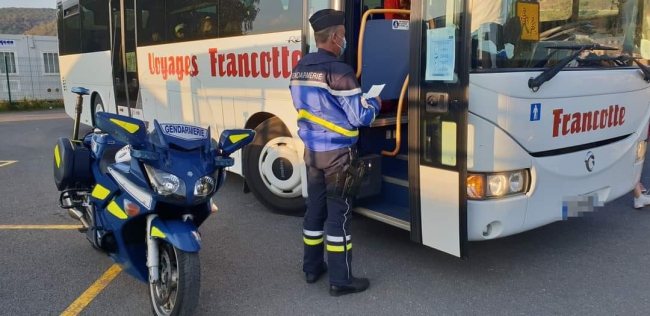 Contrôle de gendarmerie en direction des bus : 93 contrôles pour seulement deux infractions