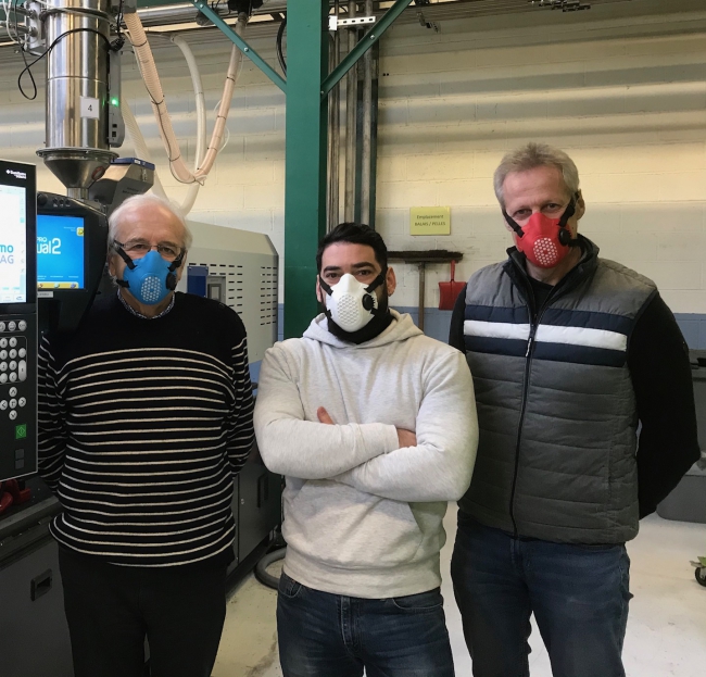 Bazeilles : La société ardennaise Sartech Packaging crée un masque plastique « made In France », réutilisable et écoresponsable