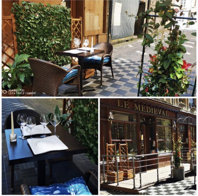Sedan : Le restaurant Le Médiéval dans les starting-blocks pour l'ouverture des terrasses le 19 mai prochain