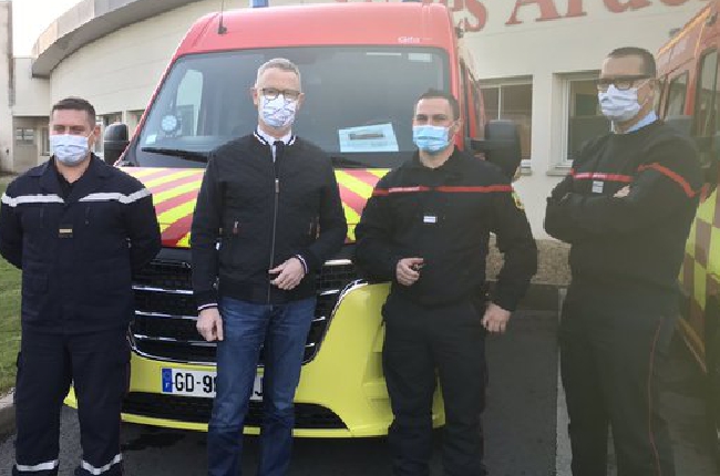 Quatre nouvelles ambulances pour les pompiers des Ardennes 