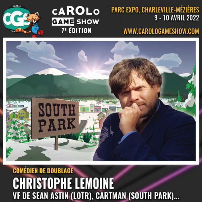 Christophe Lemoine au Carolo Game Show 