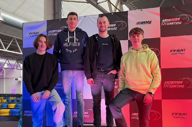 Douzy : 4  pilotes affiliés à Ardennes Karting se qualifient pour la finale mondiale de Karts électriques à Göteborg  