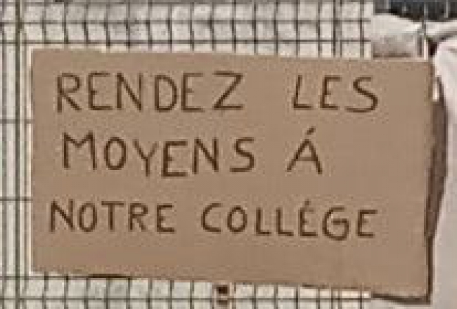 Mobilisations aux collèges de Juniville et Le Lac de Sedan ce jeudi  après l’annonce de nouvelles suppressions de classes