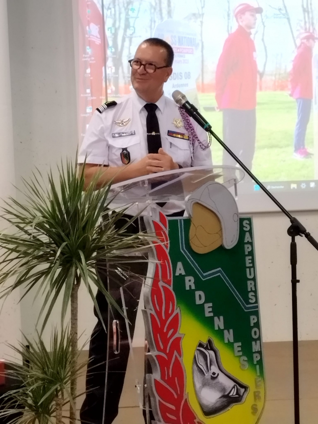 Le Colonel Hors-Classe Frédéric Delcroix quitte la Direction du SDIS des Ardennes