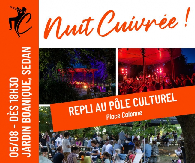 La Nuit Cuivrée, qui clôturera demain le festival Cuivres en Ardennes, déménage et investit le Pôle Culturel pour des raisons de sécurité