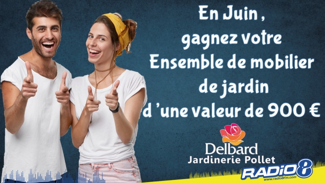 En Juin, gagnez votre ensemble de mobilier de jardin d'une valeur de 900 € !