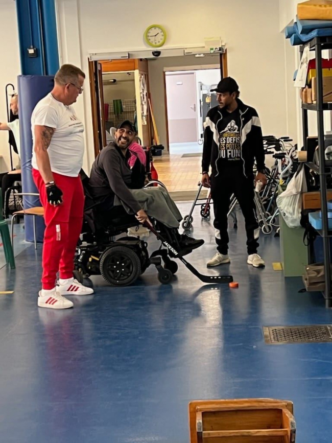 Les patients du CRFA sensibilisés à l’activité sportive adaptée lors d’une journée du handisport
