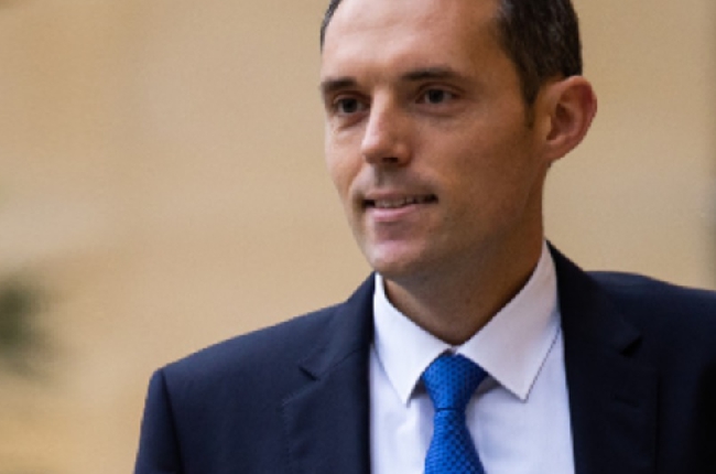 Alexandre Portier , Ministre délégué à la réussite scolaire et à l'enseignement professionnel en déplacement ce vendredi dans les Ardennes 