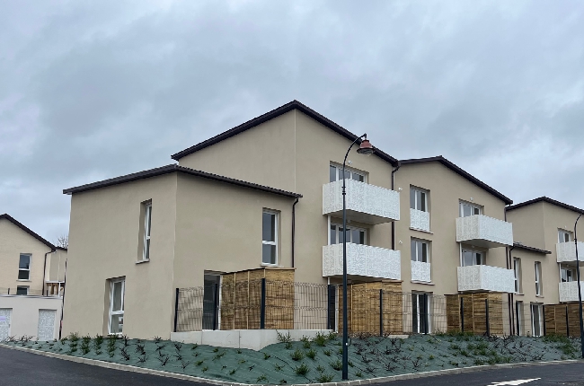 Inauguration à Rethel de la résidence des Iris par le bailleur Habitat 08 