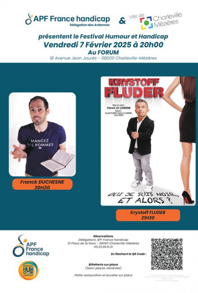 Première édition du Festival Humour et Handicap, ce vendredi, par l'association APF France Handicap 