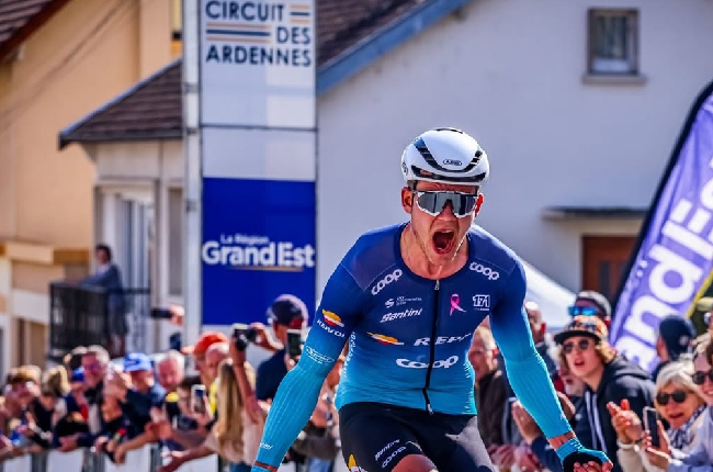 Circuit des Ardennes (2è étape )  : victoire en solitaire de Aas à Rethel 
