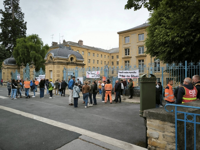Près de 200 grévistes au sein du conseil départemental des Ardennes ce jeudi 5 juin