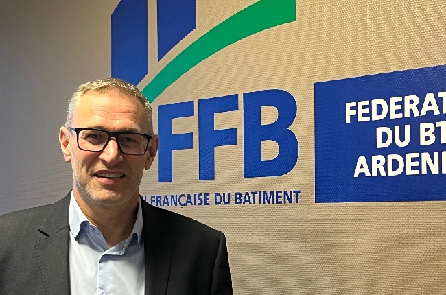 « Le climat est tendu dans le BTP » Samuel Deglaire président de la Fédération du BTP des Ardennes 