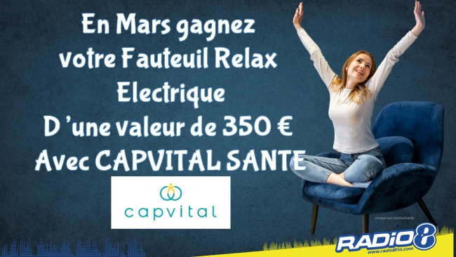 En Mars, gagnez votre fauteuil relax d'une valeur de 350 € !